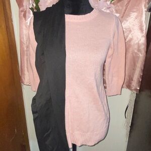 Iz Byer Pink and Black Kids Matching Set